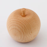 木製りんごの置物